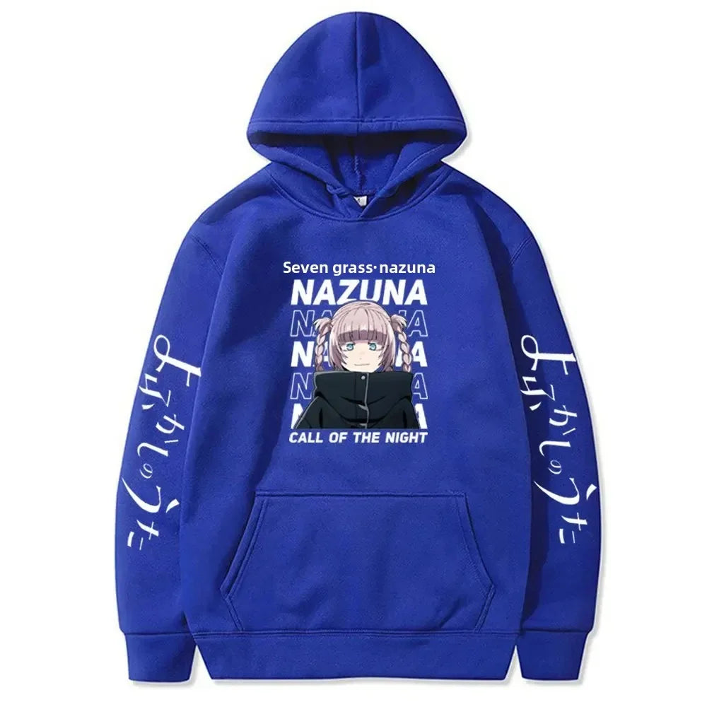 Hoodies NAZUNA CALL OF THE NIGHT Anime Hoodie Oversized high quality hot product Unisex Fleece warm soft Comfortable Breathable