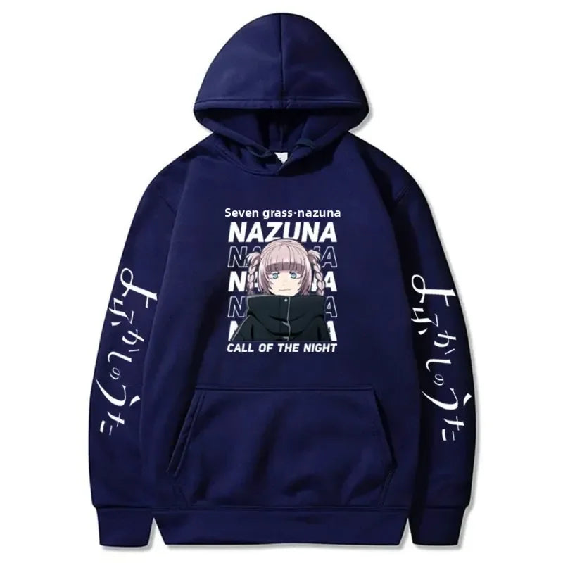 Hoodies NAZUNA CALL OF THE NIGHT Anime Hoodie Oversized high quality hot product Unisex Fleece warm soft Comfortable Breathable