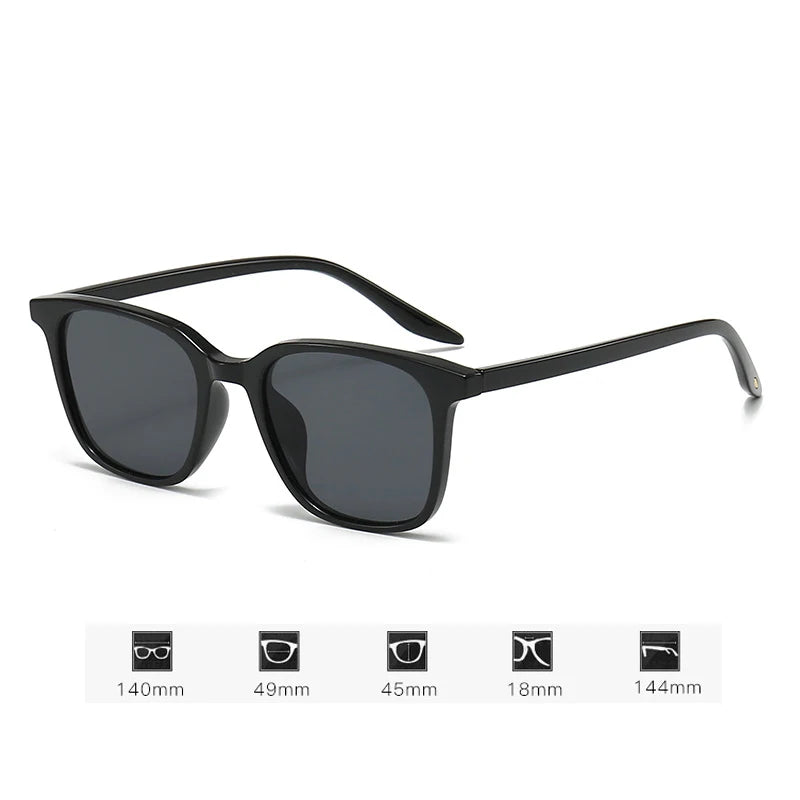 Fashion Trend Men Women Oversized Myopia Eyewear Finished Optical Spectacle Sun Glasses Diopter 0 To -4.0 Near Sight Eyeglasses