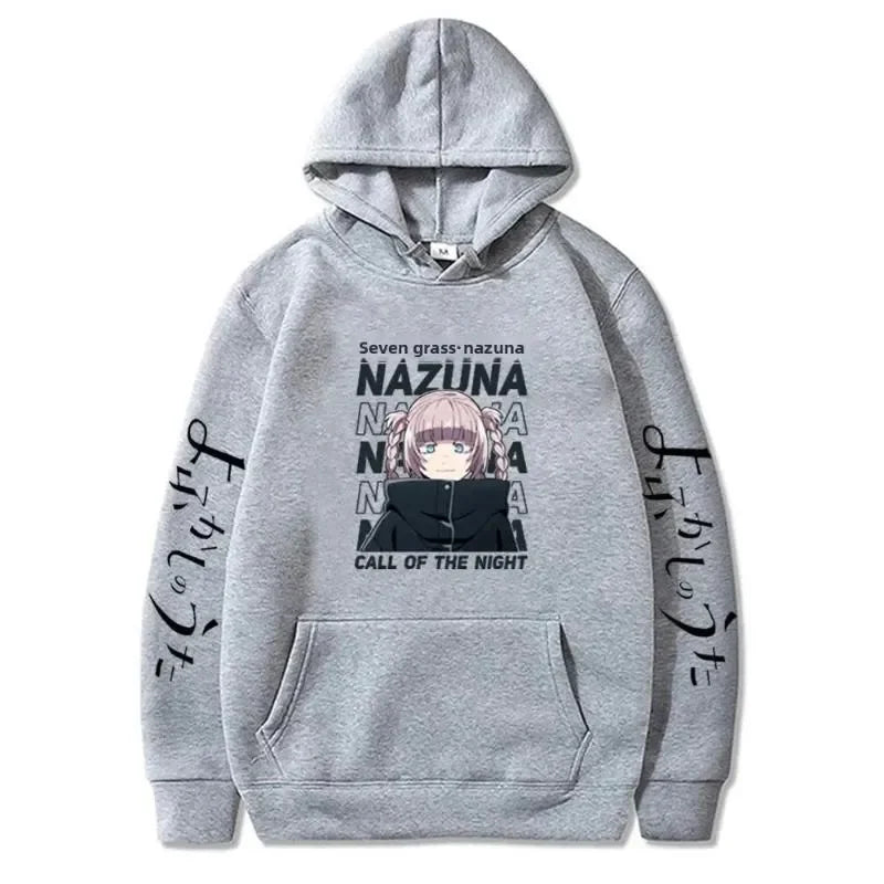 Hoodies NAZUNA CALL OF THE NIGHT Anime Hoodie Oversized high quality hot product Unisex Fleece warm soft Comfortable Breathable