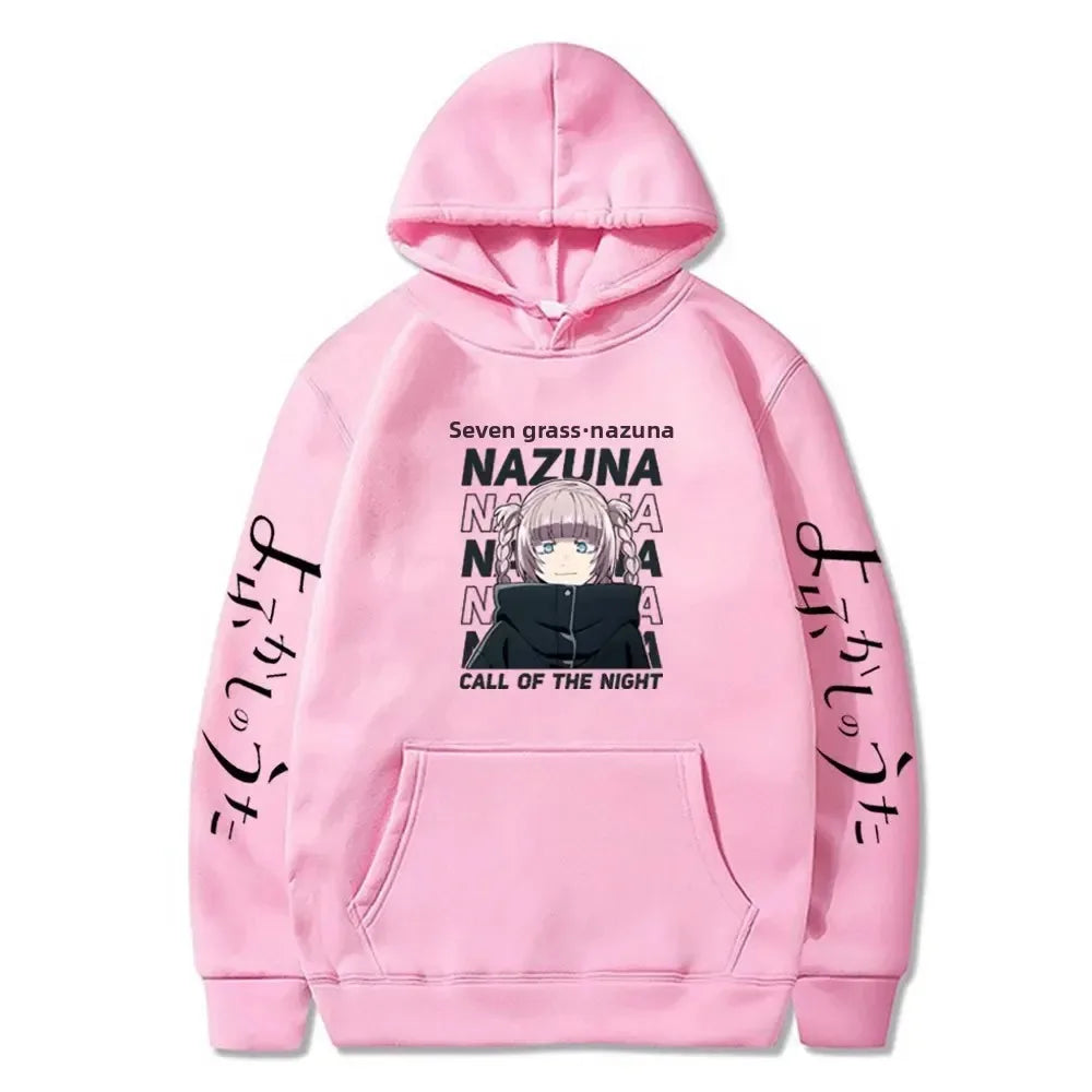 Hoodies NAZUNA CALL OF THE NIGHT Anime Hoodie Oversized high quality hot product Unisex Fleece warm soft Comfortable Breathable
