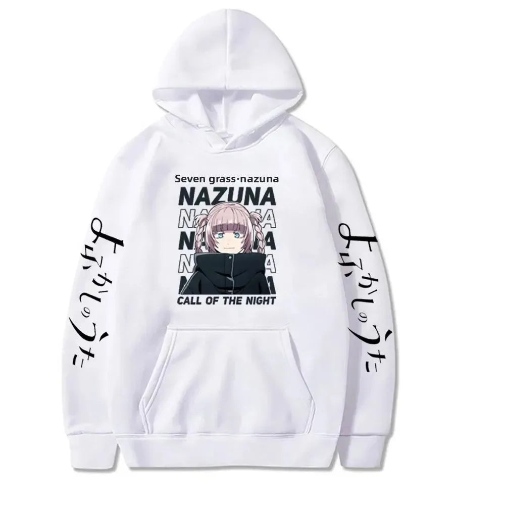 Hoodies NAZUNA CALL OF THE NIGHT Anime Hoodie Oversized high quality hot product Unisex Fleece warm soft Comfortable Breathable